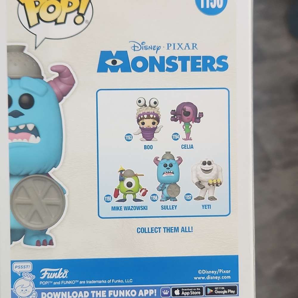 Funko Pop! Disney Pixar Monsters Sulley #1156 - Picture 3 of 5